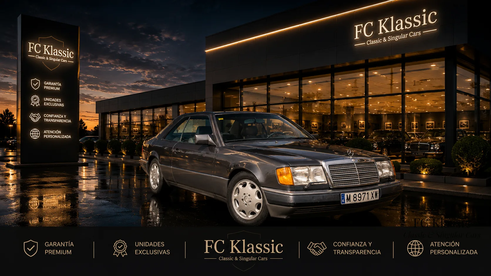 Mercedes Benz 300 CE Coupé W124 — 285.000 km — 3.000CC — 188 CV — Madrid, España